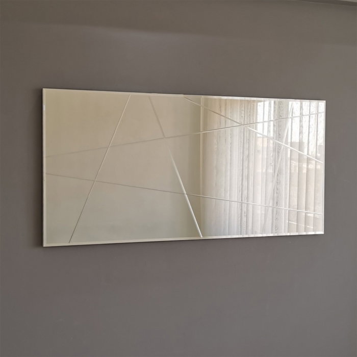Hanah Home Espejo A331Y Plata 130x62 cm